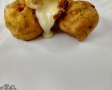 A picture of step 5 of Cheesy golgappa fritters.