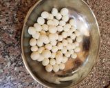 A picture of step 4 of Angoor rabdi.