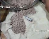 A picture of step 7 of Soft Ragi puttu.