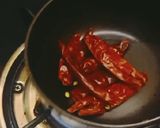 A picture of step 4 of Chettinad brinjal (kathirikai) masala.