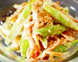 A picture of step 17 of Microwave Broccoli and Imitation Crab with Sesame Mayo Salad.