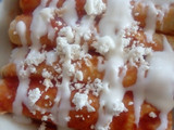 Entomatadas en salsa roja!