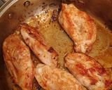 A picture of step 1 of Chicken Chunks in Creamy Mushroom Sauce.
