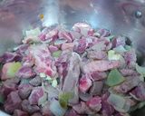 A picture of step 1 of Kez's Lamb Stew.