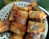 Foto langkah ke 6 dari resep Lumpia Ubi Ungu lumer.
