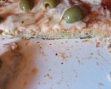 Foto del paso 4 de la receta: Pizza de arroz y arvejas (sobras)