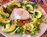 Foto del paso 6 de la receta Garbanzos en ensalada con sobrasada, butifarra y huevo
