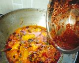 A picture of step 4 of Raw Mango curry.