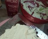 A picture of step 15 of Quaid e Azam police Medal QPM coffee cake.