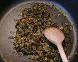 客家鹹菜炒豆包🍀素食的食譜步驟2照片