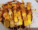 Foto langkah ke 3 dari resep Sate tahu & tempe.