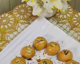A picture of step 3 of Besan ladoo.