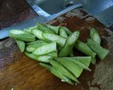 塔香杏鮑菇秋葵的食譜步驟1照片