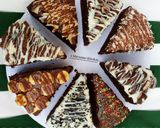 A picture of step 13 of Brownie pizza.
