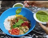 A picture of step 12 of Bhel Puri.