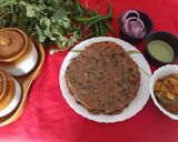 A picture of step 2 of Methi Missi Roti.