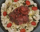 Une image de l'étape 2 de Courgettes et tomate à la provençale.