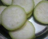 A picture of step 1 of Lauki fruit chaat.