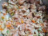 Tarta integral de pollo