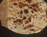 A picture of step 3 of Sattu ka paratha.