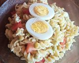 Foto del paso 5 de la receta: Ensalada tibia de espirales con arvejas y más