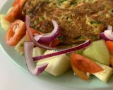 Foto del passaggio 4 della ricetta Frittata di fiori di zucca, dalla corolla al gambo