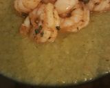 A picture of step 4 of Pureed zucchini and summer squash with grilled shrimps.