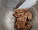 Foto langkah ke 1 dari resep Double Choco + Almond Cookies.