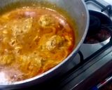 A picture of step 12 of Banana flower balls Kuzhambu / Gravy.