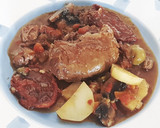 Foto del paso 14 de la receta: Galta de cerdo guisada con verdura y tomate seco a la Camarlenca