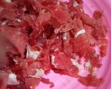 Foto langkah ke 1 dari resep Daging Slice Saus Pedas Gurih.