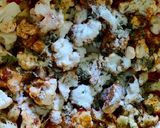 A picture of step 2 of Cauliflower masala fry.