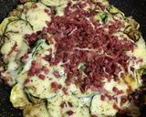 Foto del paso 6 de la receta Sartenada de calabacín, queso y jamón