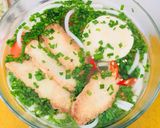 Hình bước làm 3 của món Bánh canh chả cá (chay)