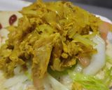 Foto del paso 5 de la receta: Sándwich🥪de pollo🍗y vegetales frescos🥙🌯🥗