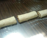 Foto del paso 7 de la receta: Roles de canela,pasas y arándanos con jarabe borracho (amasado máquina panificadora)