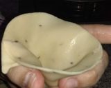 A picture of step 4 of Aloo samosa.