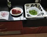 Hình bước làm 2 của món Cừu nướng đậu que