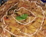 A picture of step 8 of Desi Style Pasta🍜.