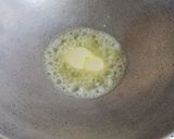 A picture of step 1 of Broccoli walnut stir fry.