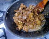A picture of step 1 of Mutton karahi.