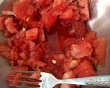 A picture of step 1 of Watermelon juice 🥤 🍉🍉🥤.