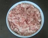 Hình bước làm 2 của món Canh bí đỏ thịt băm