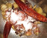 A picture of step 5 of Ginger idli.