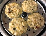 A picture of step 9 of Raw Banana Idli.
