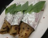 A picture of step 9 of Palak Aloo Paratha.