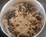 A picture of step 1 of Palak and broken wheat khichdi.