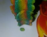 A picture of step 11 of Star rainbow cookies.
