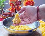 बेसन मलाई पिस्ता मोदक रेसिपी चरण 5 फोटो