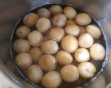 A picture of step 2 of Palm tamarind brown sugar syrup/ summer special.